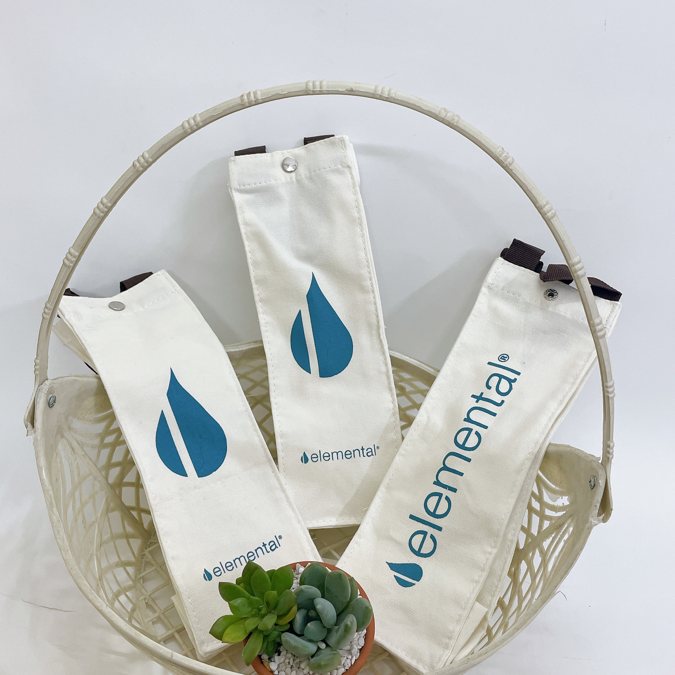 Túi Vải Canvas Đựng Bình Ly Cốc Giữ Nhiệt tiện lợi đi học đi làm đi chơi - ELEMENTAL