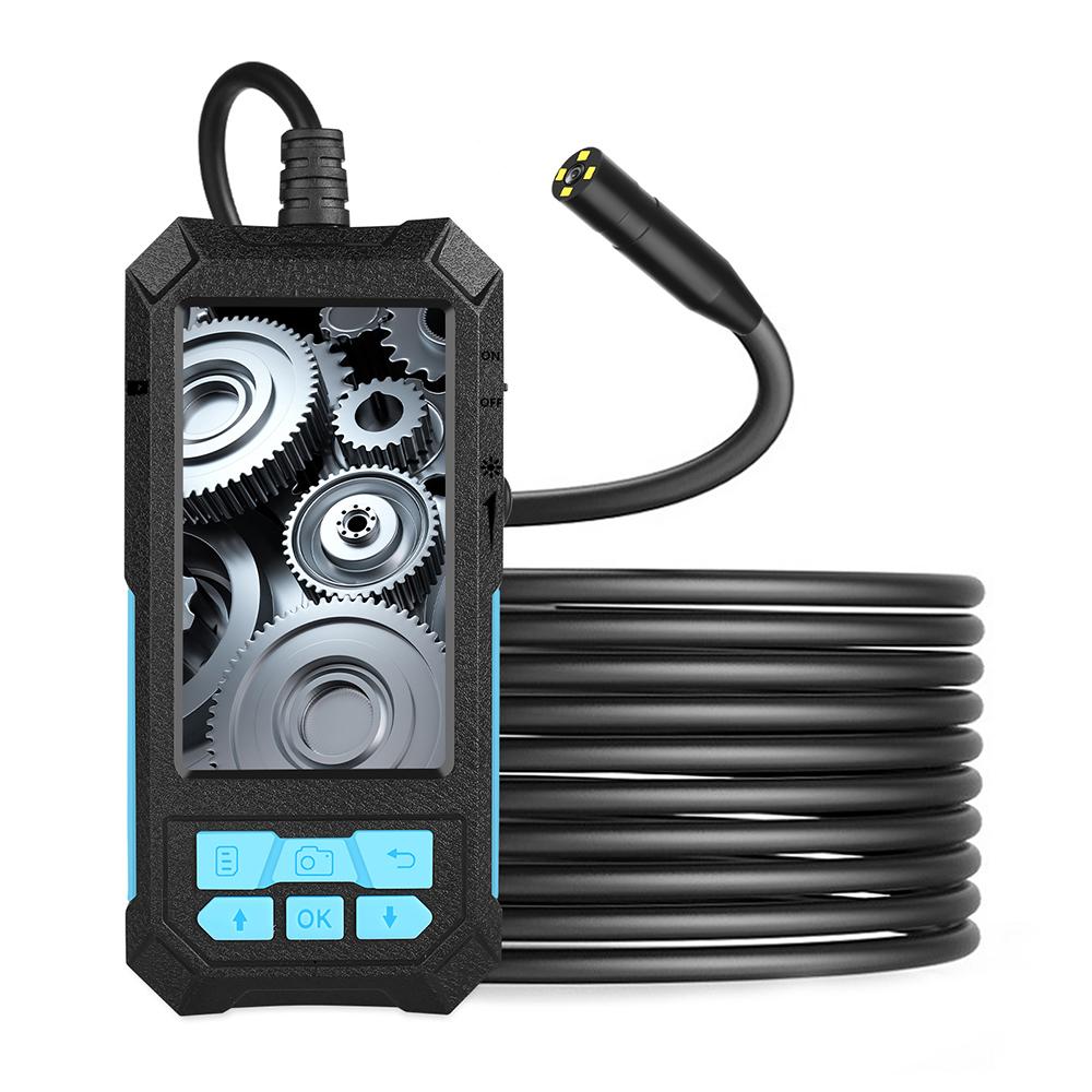 Multifunction Endoscope 4.5 inch Screen 14mm Inspection Camera 5 Million Pixels IP68 Waterproof Built-in 2600mAh Battery