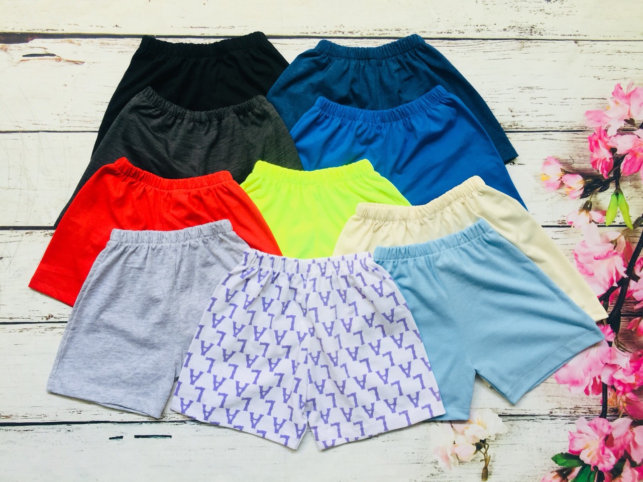 Combo 5 quần thun bé trai, quần mặc ở nhà, mặc ngủ, quần thun trẻ em cotton - 5 màu ngẫu nhiên