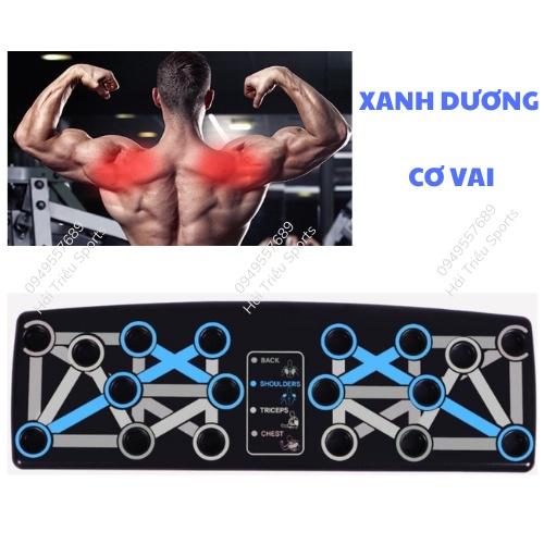 Dụng cụ hít đất đa năng 12 in 1 chống đẩy tập thể dục tại nhà SIÊU HÓT