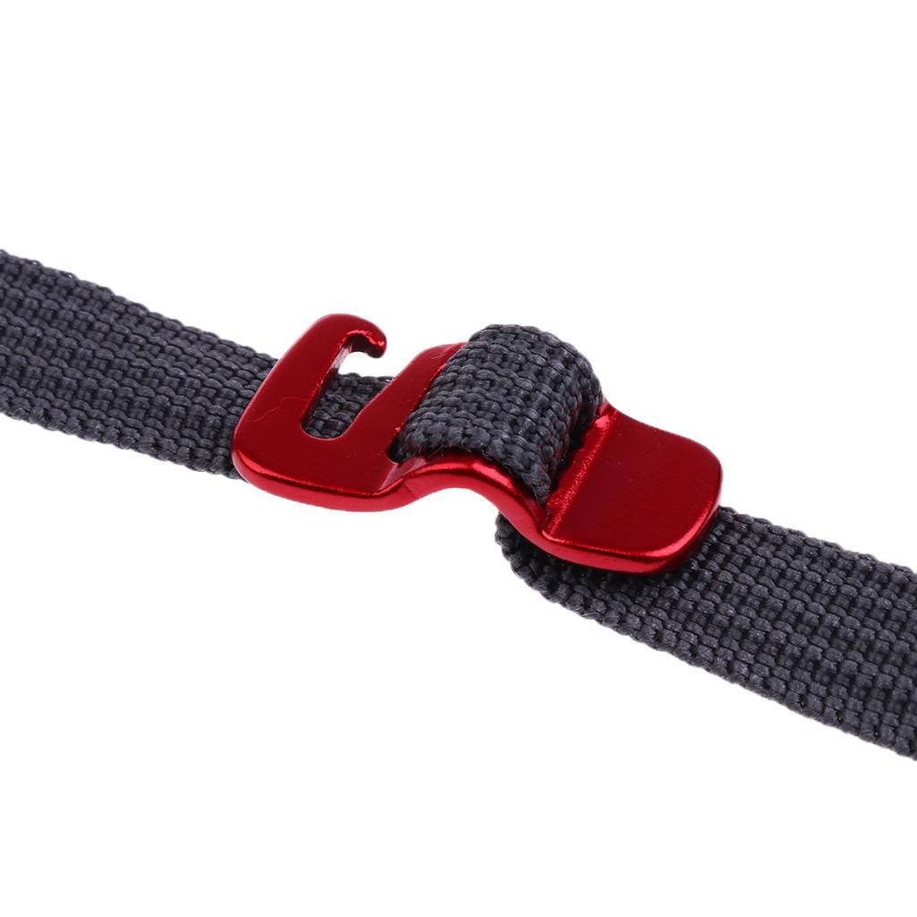 4 Pcs Quick Release Nylon Cord Tie Binding Strap Rope Luggage Bag 1 m