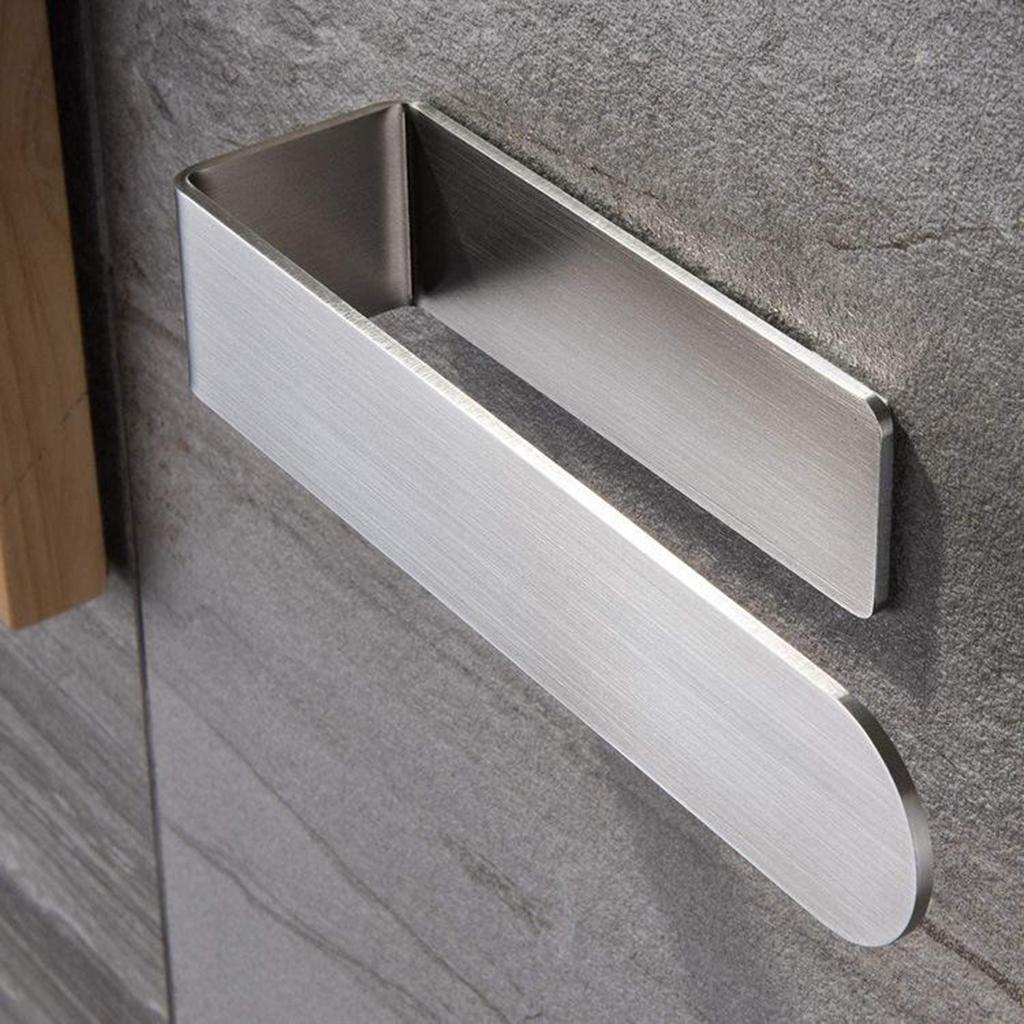 Sticky Towel Hanger Towel Self Adhesive Wall Mounted Bathroom Organizer