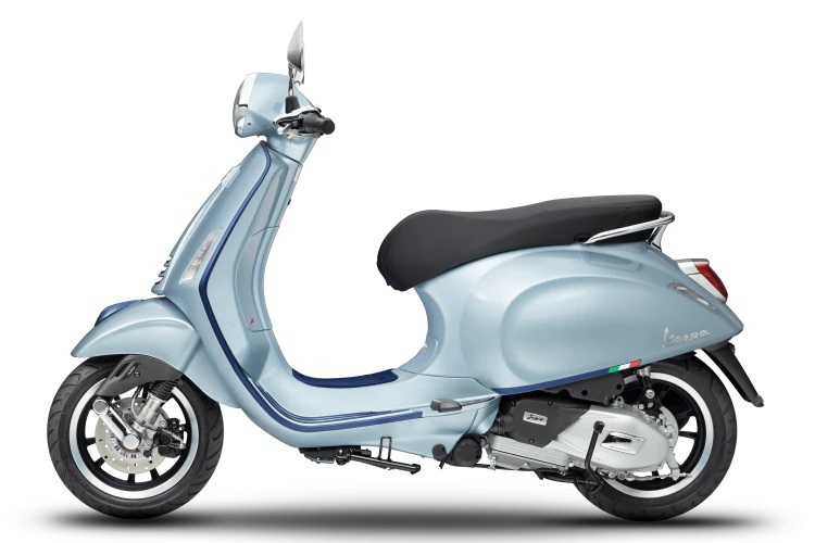 Xe Tay Ga Vespa Primavera S 125 Màu Bạc Xanh Grey Delicatio