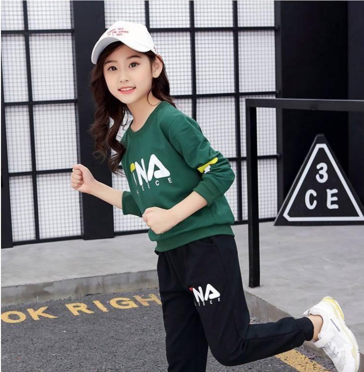 Set bộ quần áo thu đông dành cho bé gái 14-45kg mẫu TNA. Hàng may kỹ, chất liệu đẹp. MA109
