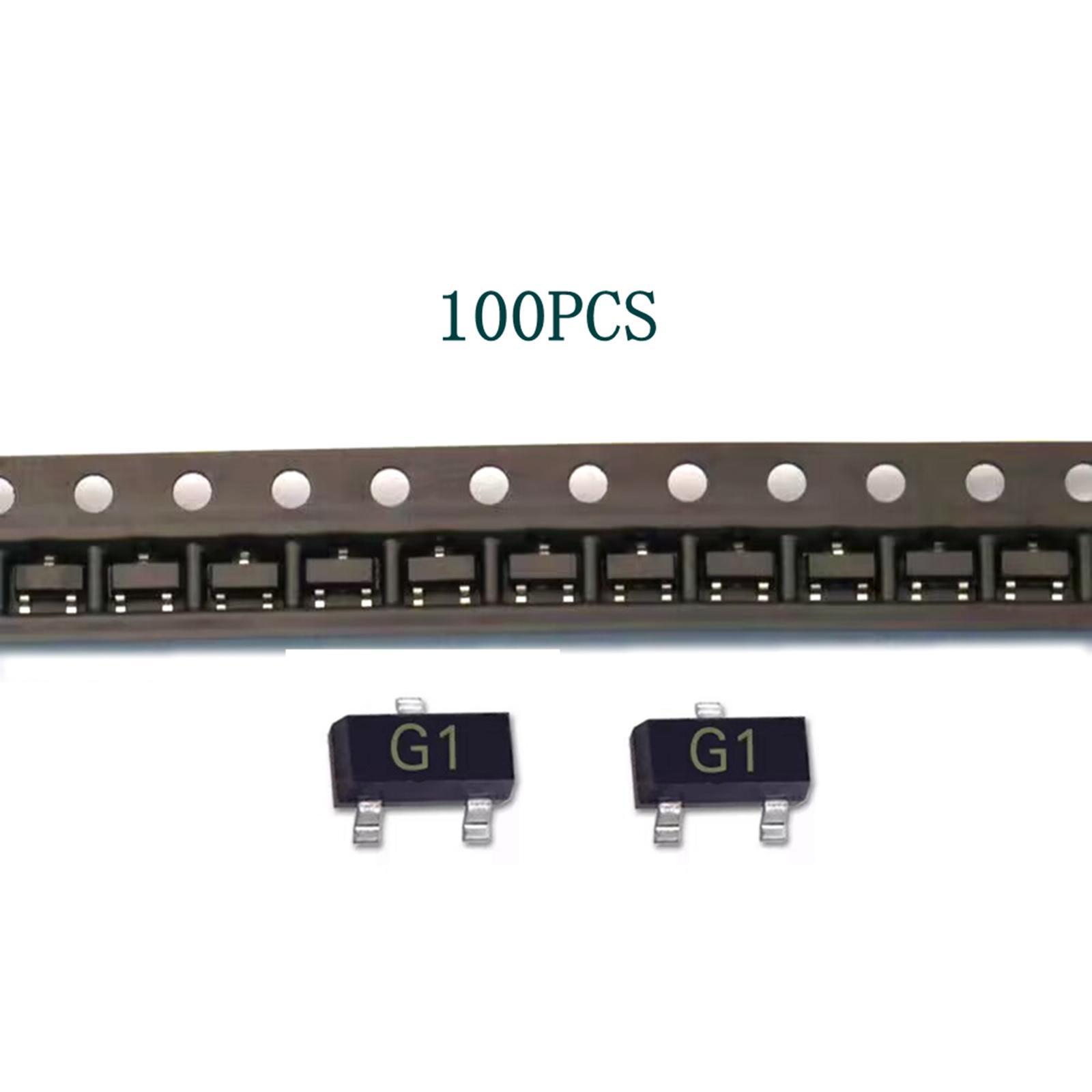 100 Pieces SMD Transistors MMBT5551LT1G for Audio Video Repair Circuit Board