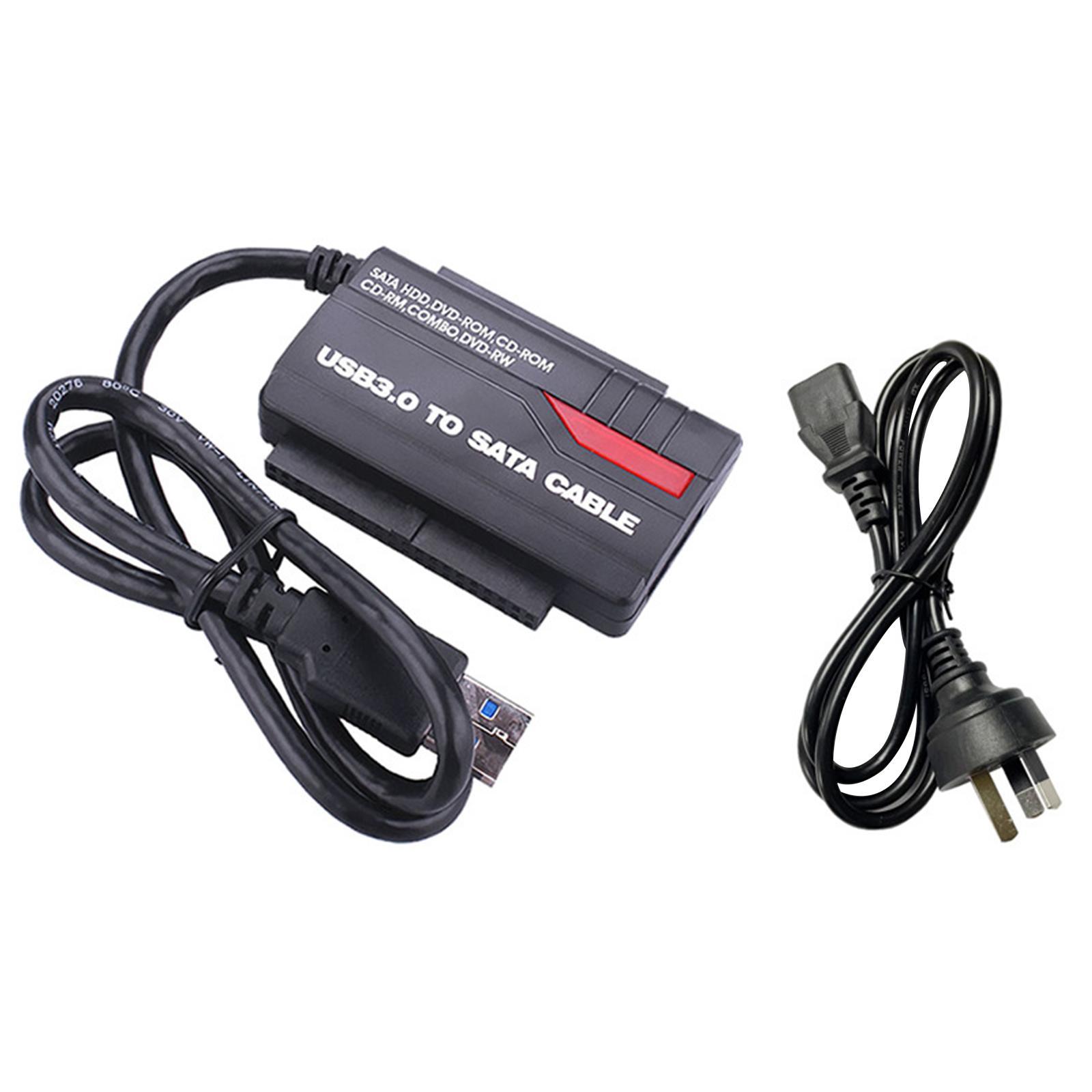 To USB 3.0 Adapter 5.0Gbps for Hard .5" 3.5" SSD Data Transfer