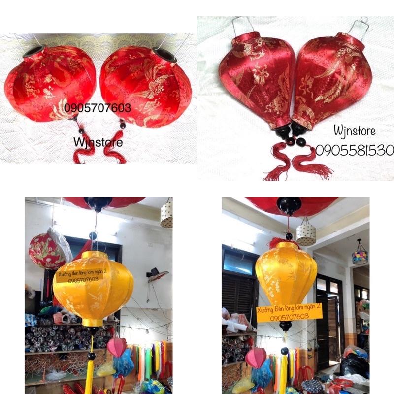 Đèn lồng hội an vải gấm cực đẹp size (30,40,45,60cm)