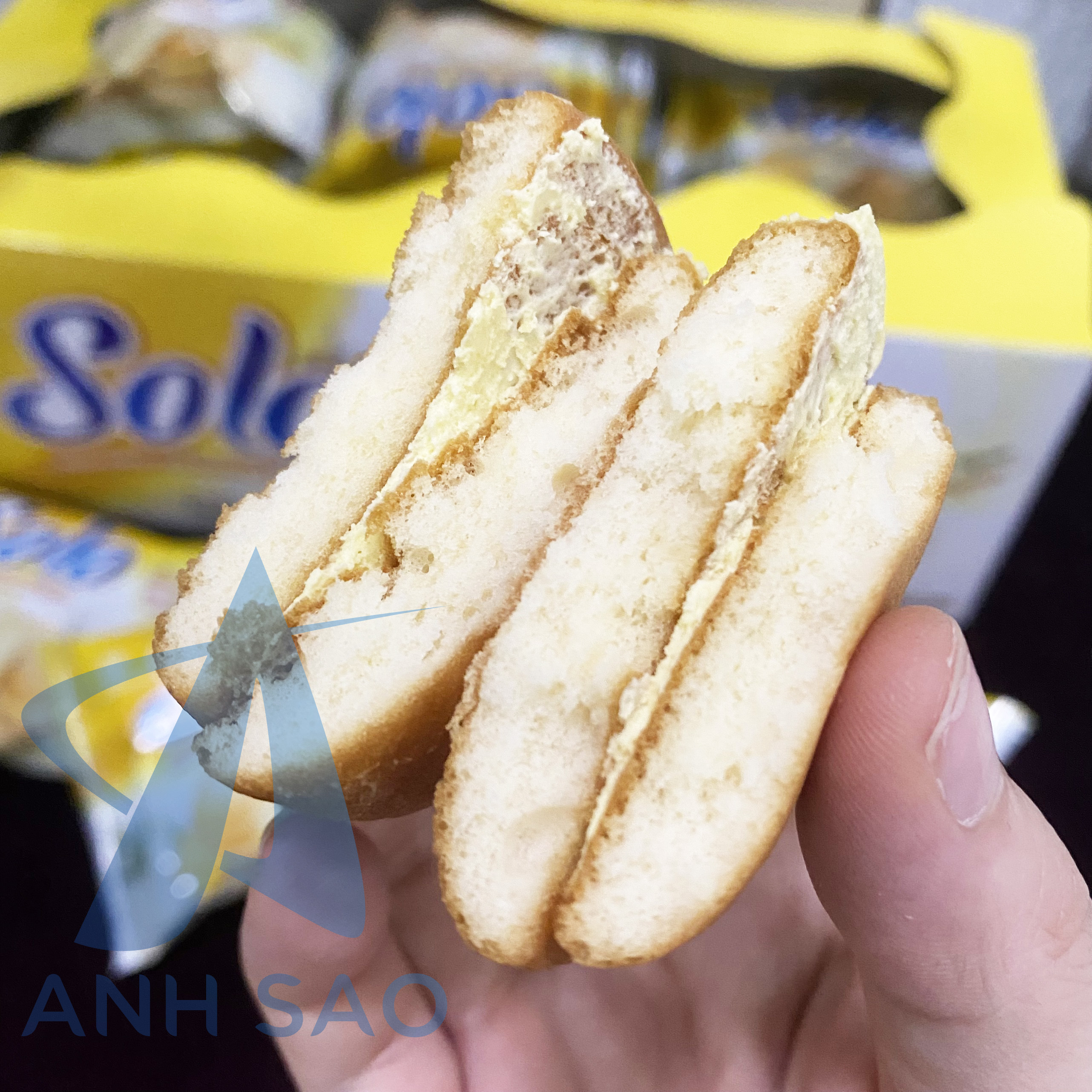Combo 2 khay bánh Solo kem bơ sữa NEW 280g Phạm Nguyên (14g x 20 cái x 1 khay)