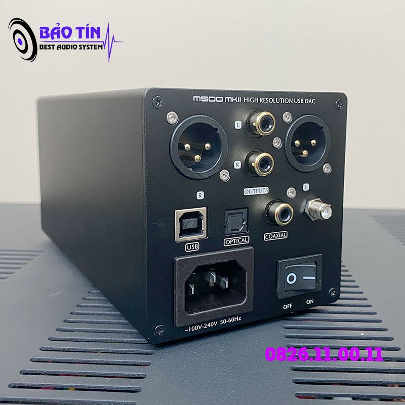 [Ảnh thật] [Chính hãng] DAC SMSL M500MKII – 32 Bit / 768kHz/DSD 512 Chất Âm Tinh Tế Tặng Dây Quang Audioquest