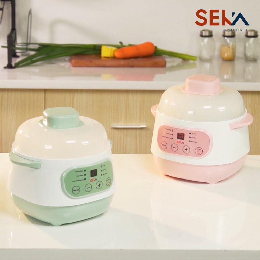 Nồi Nấu Cháo Chậm Nồi Ninh, Hầm, Hấp Cách Thủy 4 in 1, Nồi Đa Năng, Nồi Nấu Cháo Cho Bé Ăn Dặm