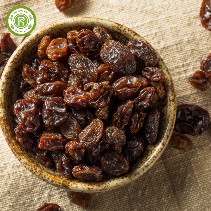 2KG Nho Khô Nâu Real Food (Brown Raisin)