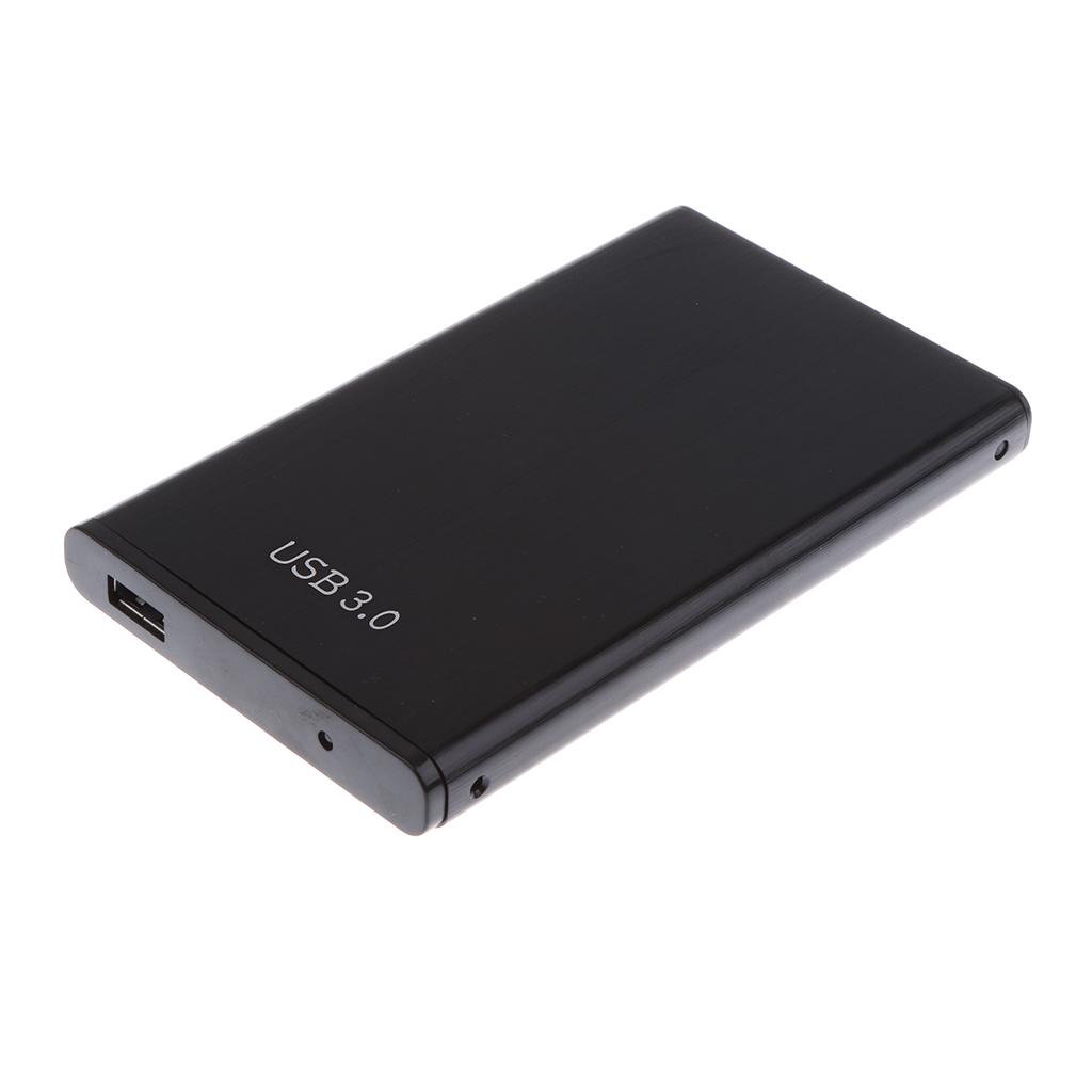 Aluminum 2.5'' SATA Hard Disk SSD External Case Box Enclosure For Laptop