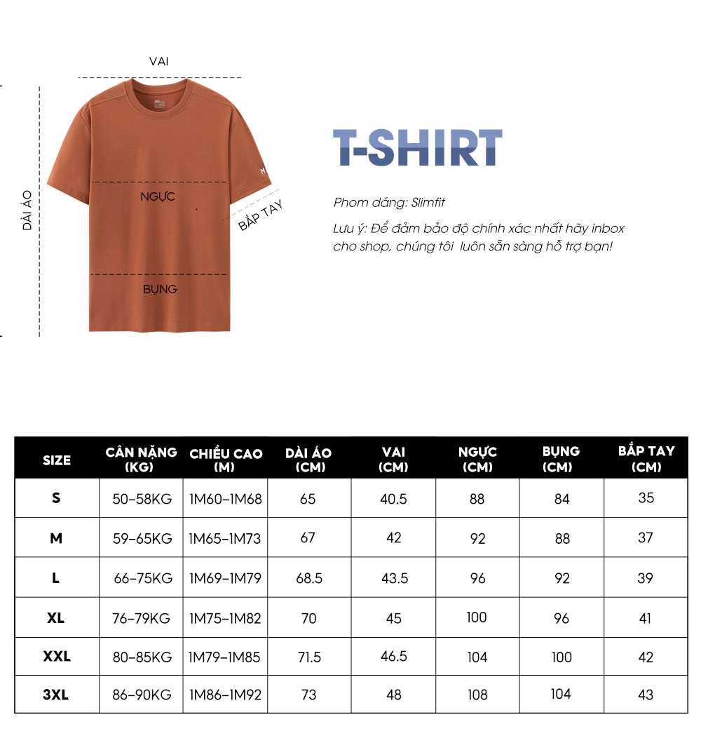 Áo Thun Nam MIND Tay Ngắn Cổ Tròn 5S FASHION, Trơn Basic,Tay In Chữ Nổi Bật, Dễ Mặc (ATS24031)