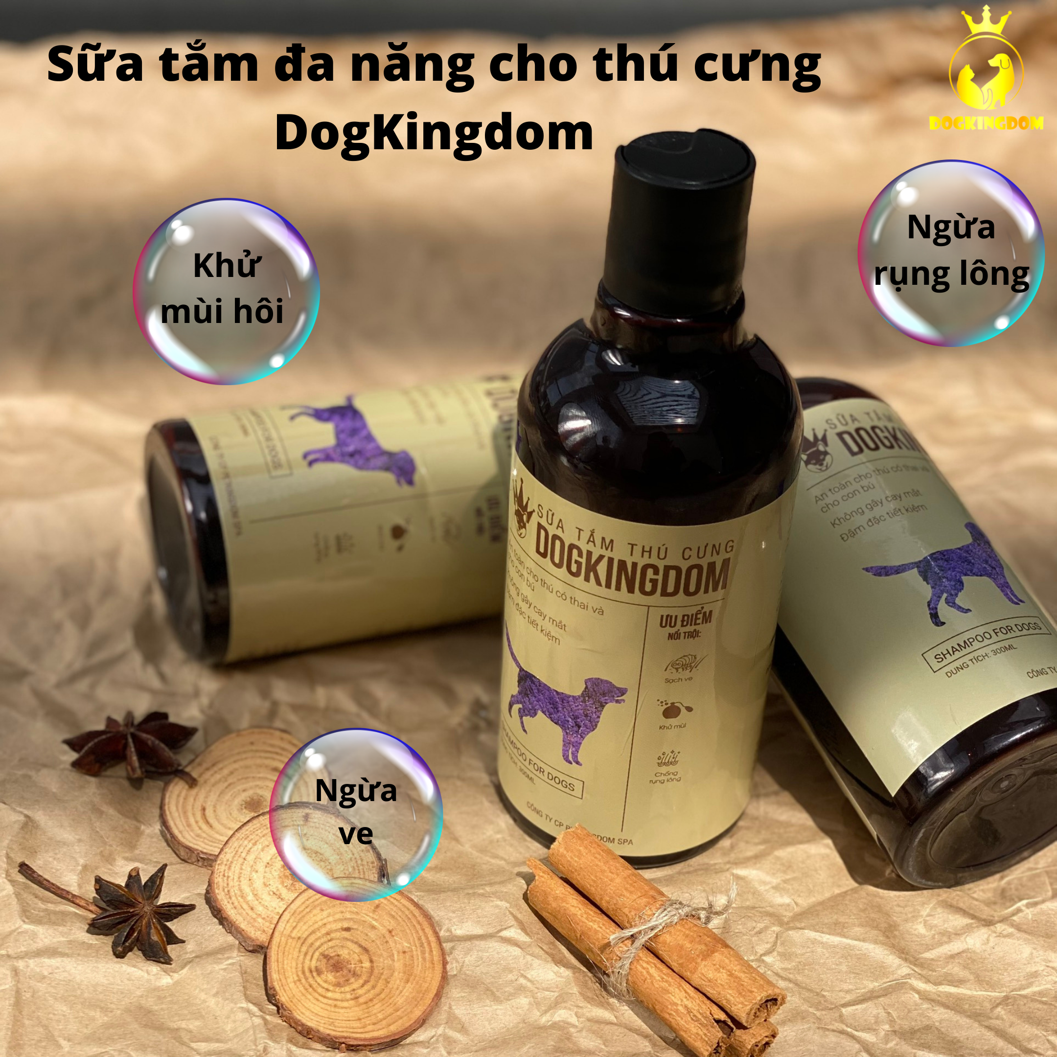 Sữa Tắm Đa Năng Cho Thú Cưng DOGKINGDOM