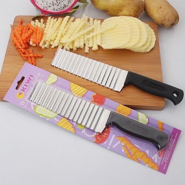 Dao dài cắt lát dạng sóng kiwi