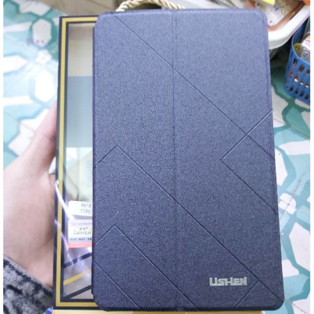 Bao da nắp gập 2 mặt cho Samsung Galaxy Tab A7 Lite T220, T225 hiệu lishen cao cấp - Hàng nhập khẩu
