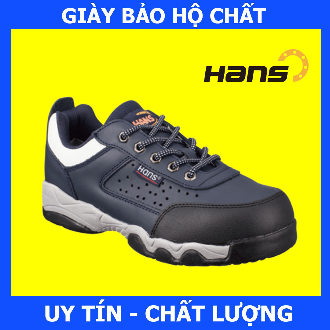 [Hàng Chính Hãng] Giày Bảo Hộ Hans HS 207H Siêu Nhẹ, Chống Thấm Nước, Đế Chống Đâm Xuyên, Chống Trơn Trượt, Chống Va Đập