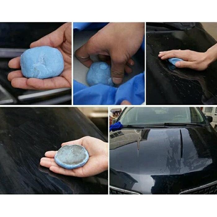Đất sét Tẩy bụi sơn, Tẩy Ố Kính, mạ crom - XETA - Hỗ trợ làm sạch bóng bề mặt vỏ xe, kính ô tô, không Gây Trầy Xước Xe.