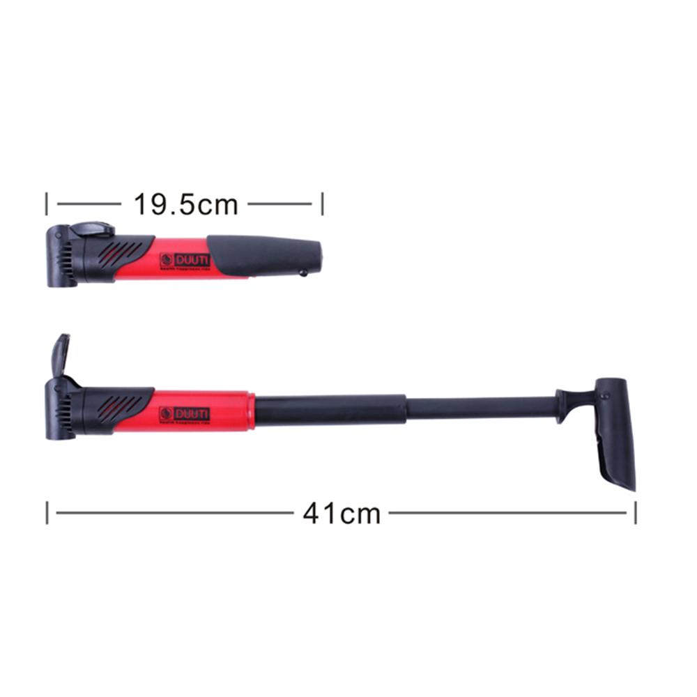 Máy bơm mini xe đạp có thể gập lại, nhỏ và nhẹ để bỏ vào túi hoặc treo trên xe