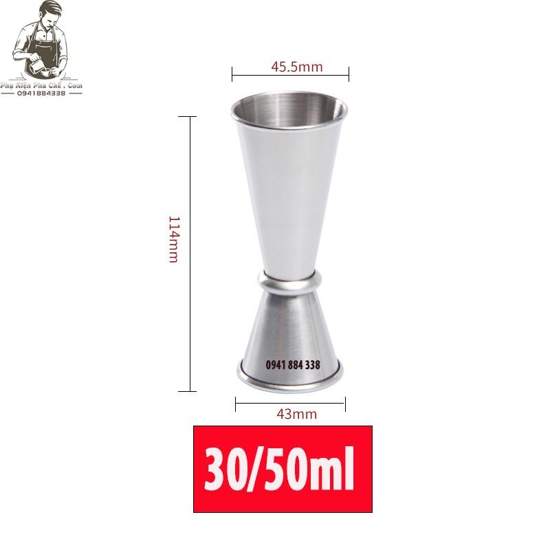 Ca Đong Hai Đầu Inox - Jigger Inox - Ly đong inox