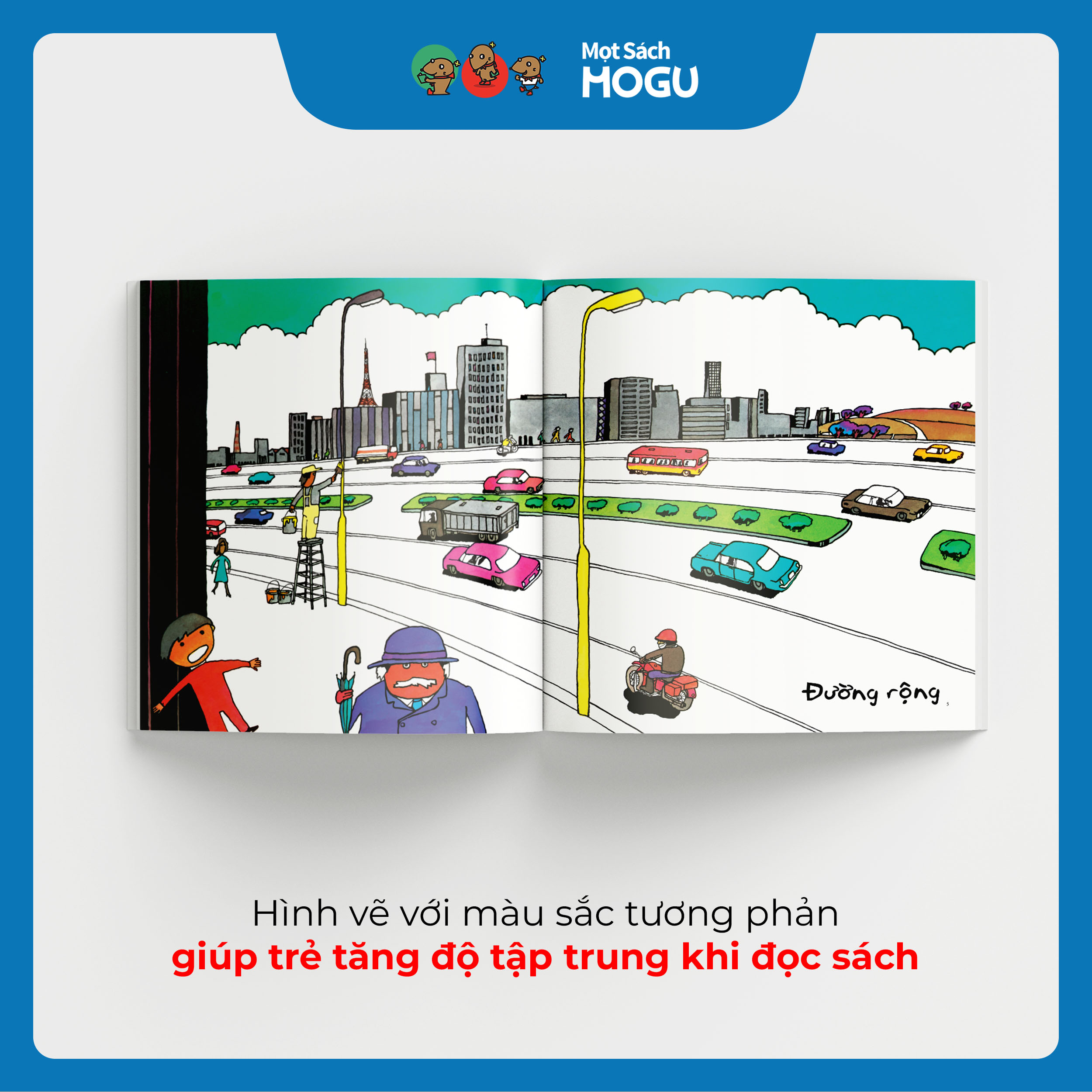 Truyện Ehon bé 1-2-3 tuổi - Con đường