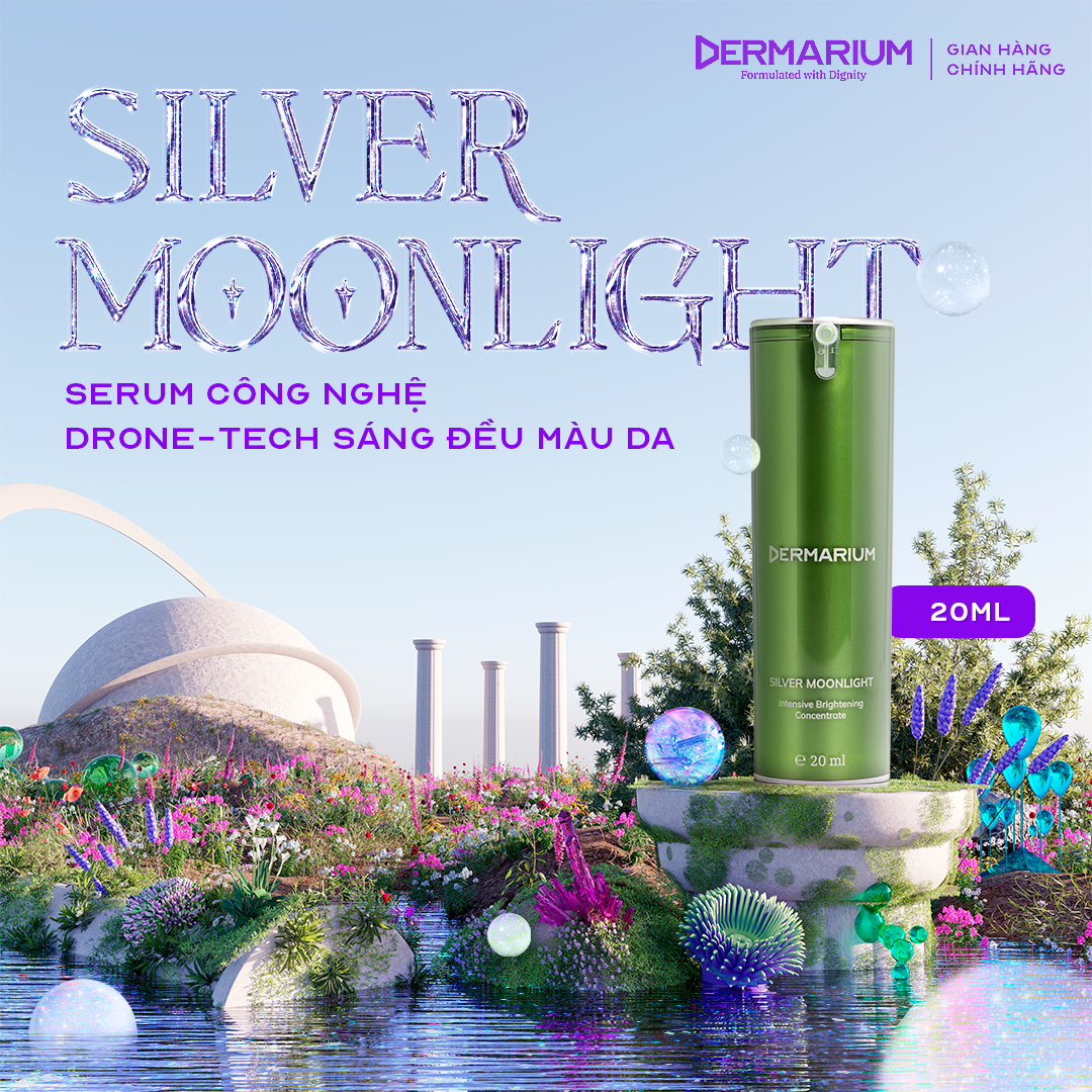 Dermarium Silver Moonlight -  Serum làm sáng và đều màu da 20ml