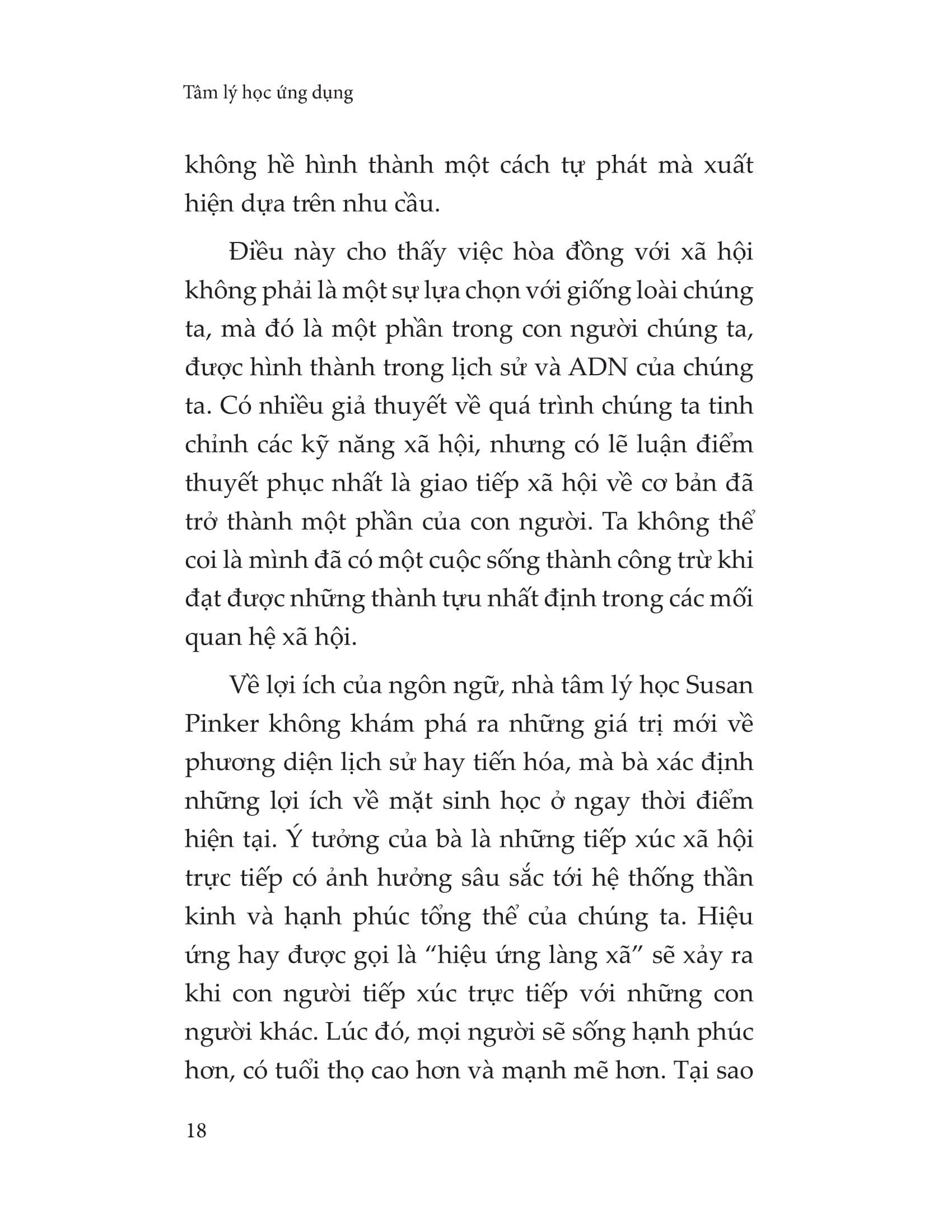 Tâm Lý Học Ứng Dụng