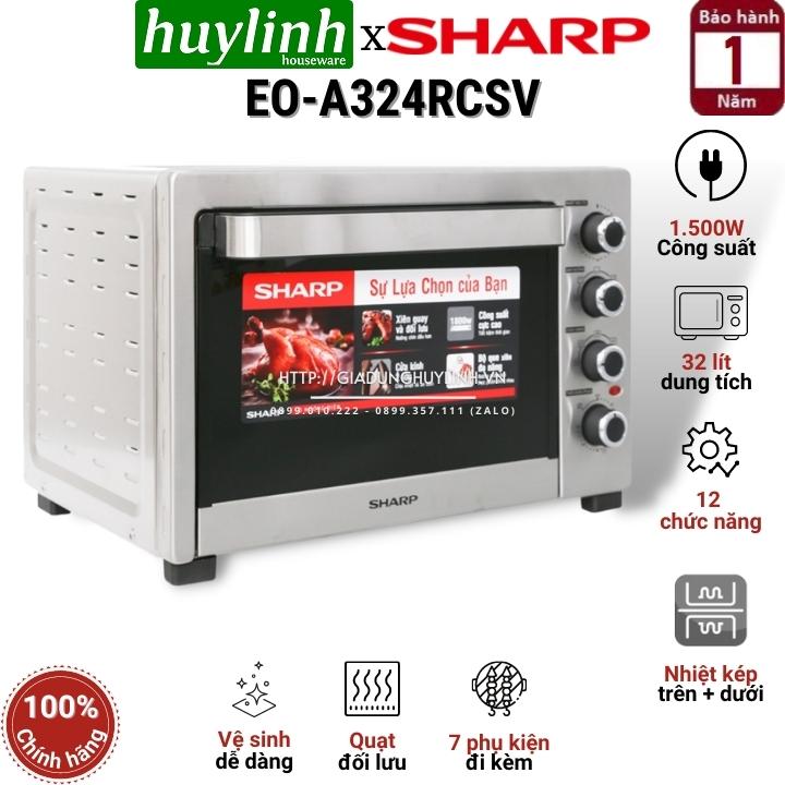 Lò Nướng Sharp EO-A324RCSV-ST (32L) - Hàng Chính Hãng