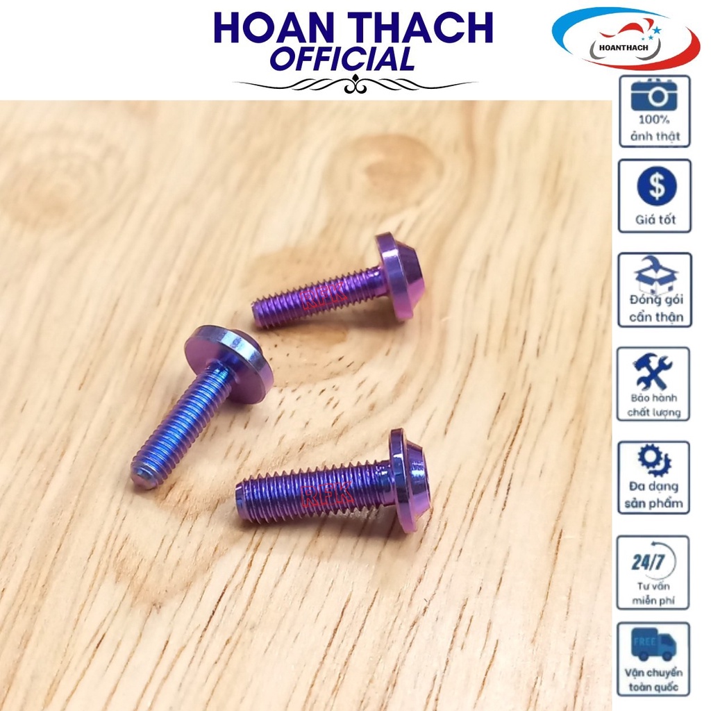 Ốc Gr5 Titan Dù 4L15 Tím Dùng cho nhiều dòng xe SP012409 (giá 1 con)