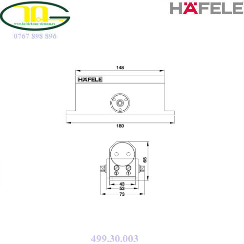 DIY Cơ cấu đóng cửa tự động EN2-4 HO 499.30.003
