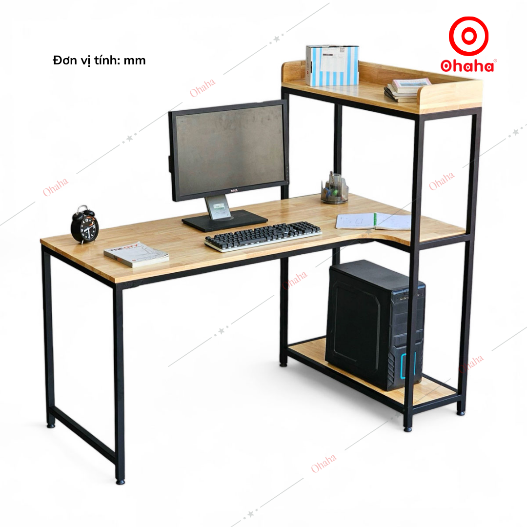 [ Miễn phí giao hàng và lắp đặt tại TP.HCM] Bàn làm việc cao cấp Ohaha - 053