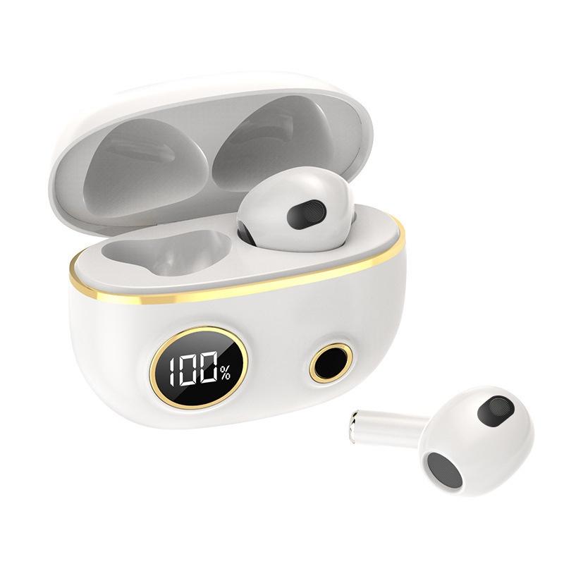 Tai nghe Bluetooth GOOJODOQ không dây IPX5 TWS 5.3 Âm thanh nổi Hi-Fi kèm hộp sạc Màn hình hiển thị điện kỹ thuật số LED