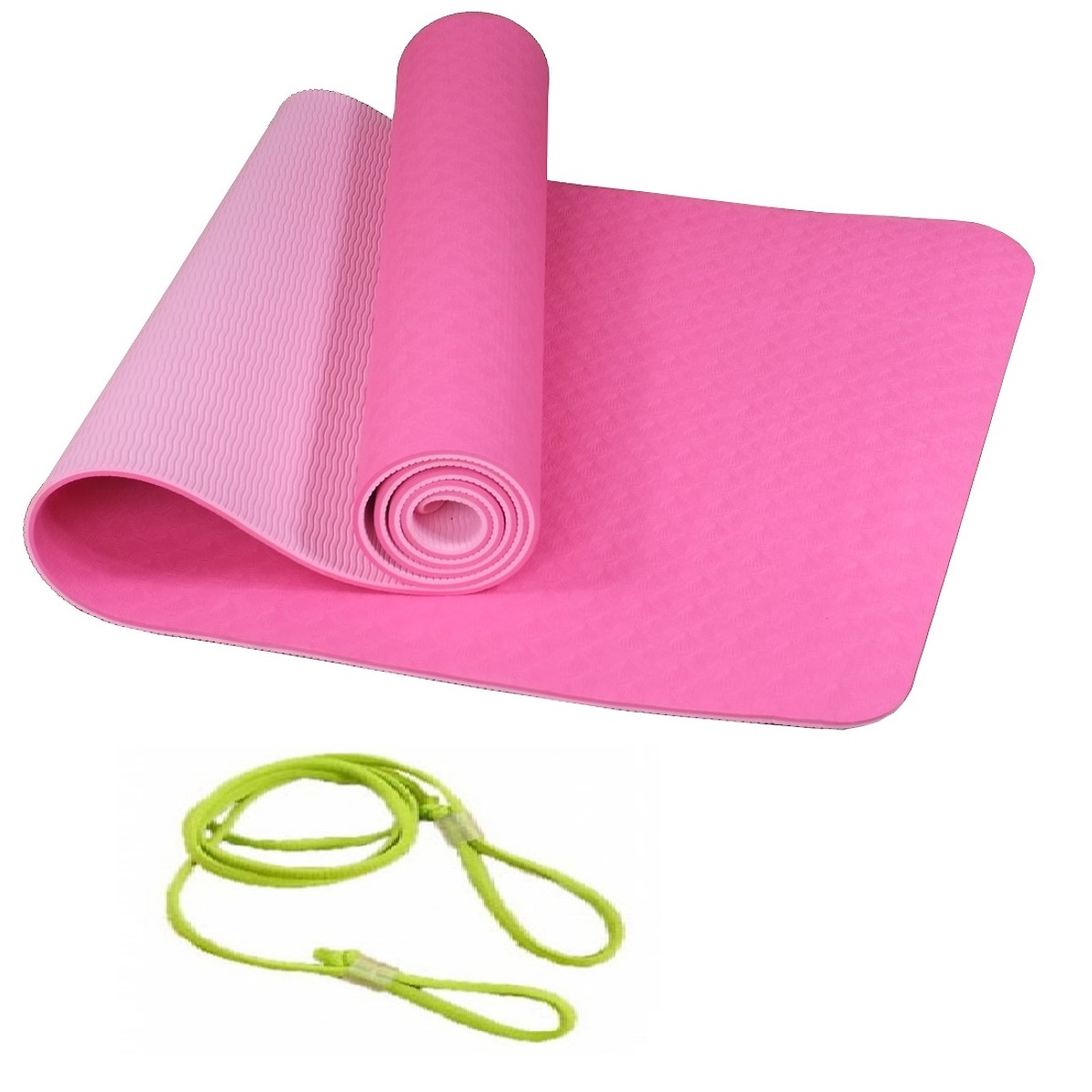 Hình ảnh Thảm Tập Yoga miDoctor + Dây Buộc Thảm Tập Yoga (Giao Màu Ngẫu Nhiên)