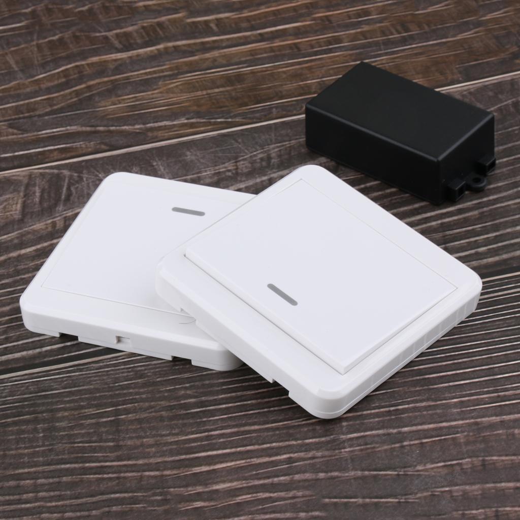 2Pcs AC 85-250V 1 CH Remote Control Switch Home Light Lamp Controller 433MHz
