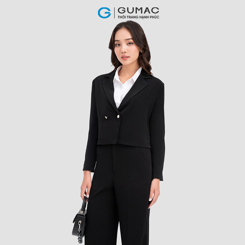 Blazer lửng 2 nút thời trang GUMAC AC11099