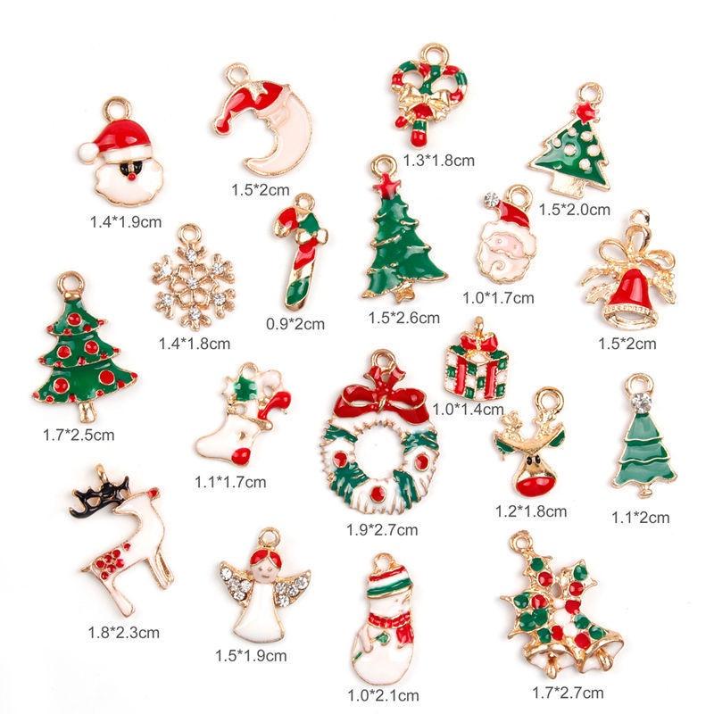 Set 19 Phụ Kiện Trang Trí Giáng Sinh