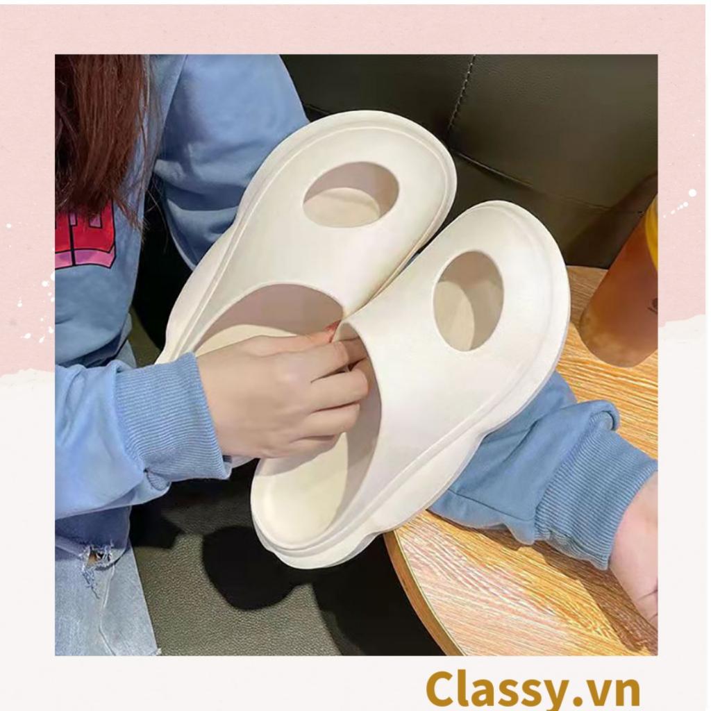 Dép quai ngang đục lỗ đi trong nhà, đi chơi, spa phù hợp cả nam và nữ Classy G1254