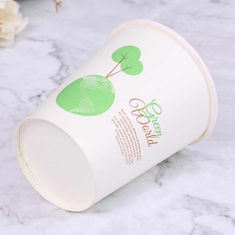 Cốc giấy nhỏ trắng uống nước dùng 1 lần 100ml 120ml có túi ZIP Cao Cấp