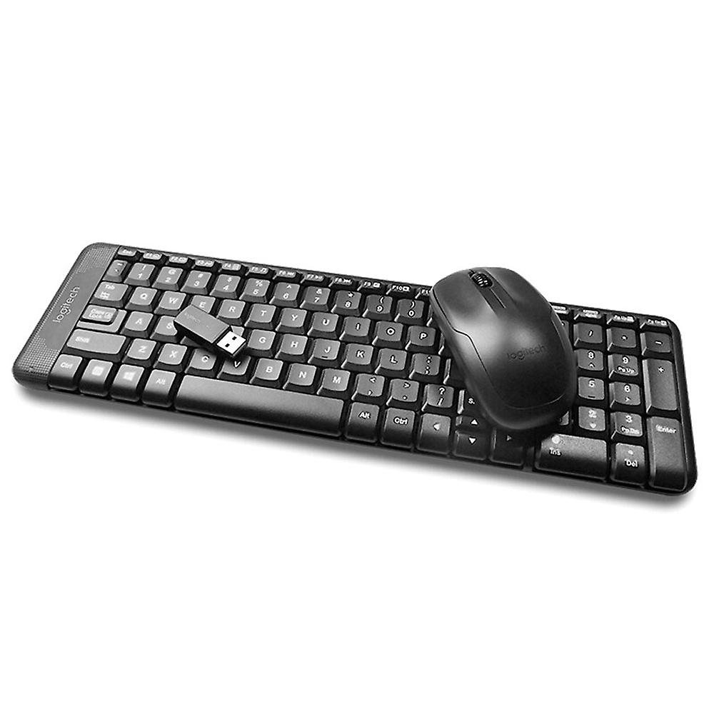 Combo Bàn Phím Chuột Logitech Không Dây MK220 - Hàng Chính Hãng