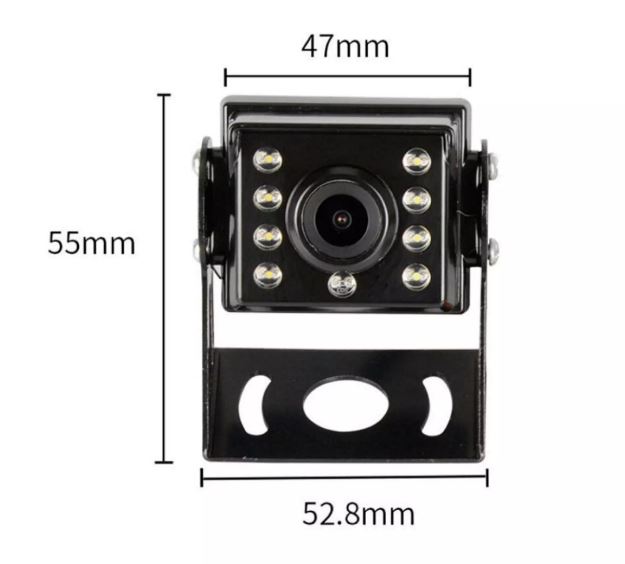 Camera lùi xe tải 8 đèn Led hỗ trợ quay đêm kèm dầy AV15m