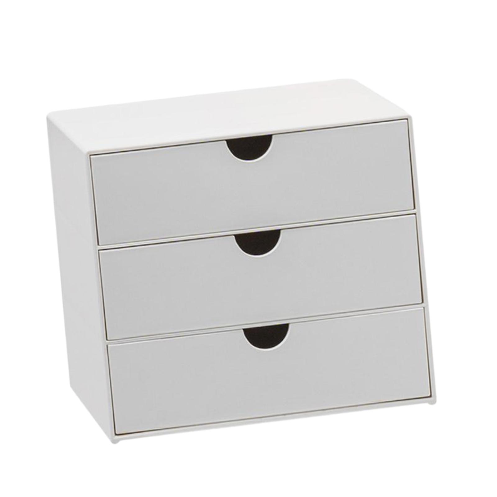 Desktop Drawer Organizer Versatile Office Supplies Organiser for Vanity Desk