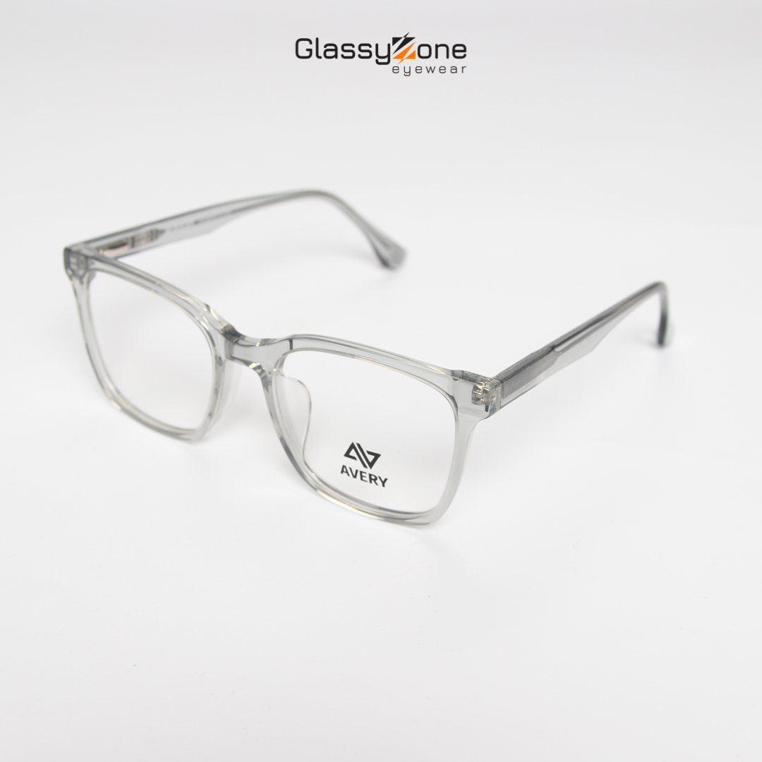 Gọng kính cận, Mắt kính giả cận Acetate Form Vuông Nam Nữ Avery 15041- GlassyZone