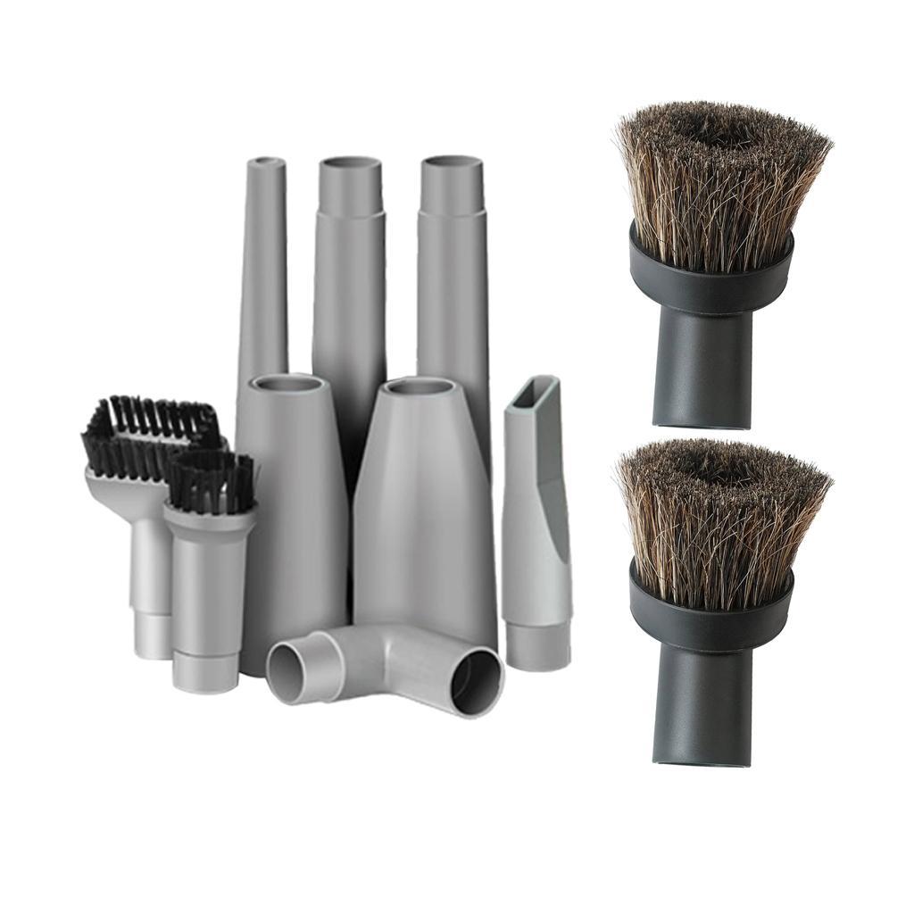 11pcs/set Vacuum Attachment Accessories Nozzle Heads Brush Tube Connector
