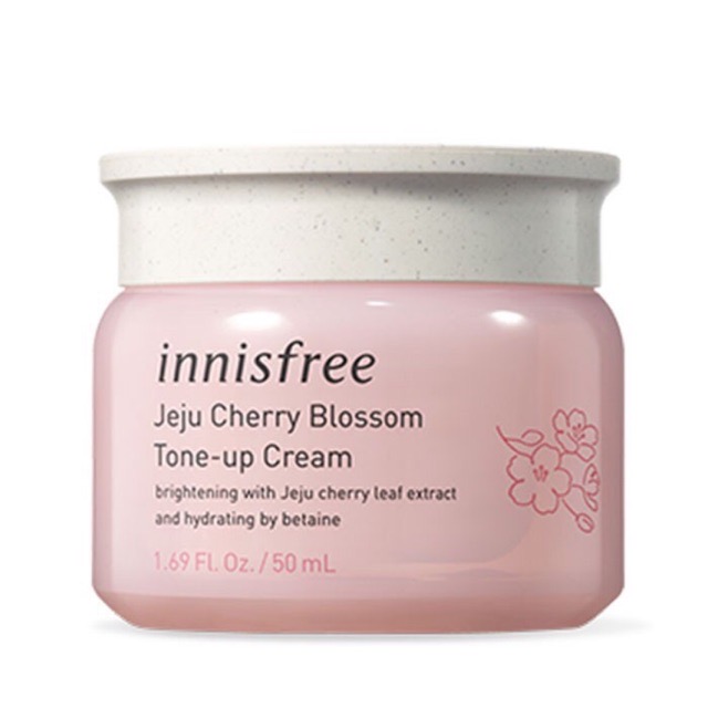 Kem Dưỡng Trắng Da Nâng Tone Tức Thì Innisfree Jeju Cherry Blossom Tone Up Cream