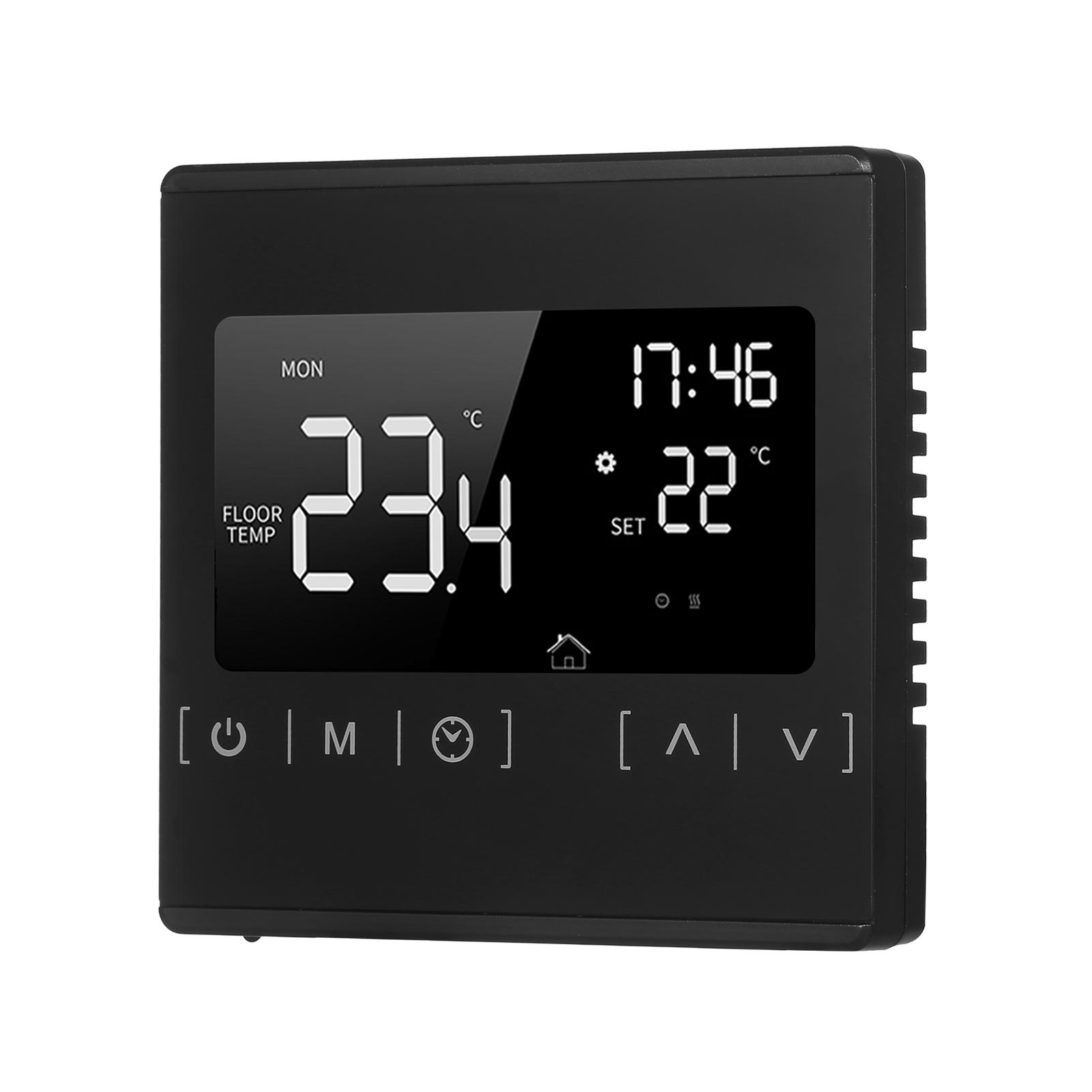 Smart Touchscreen Thermostat for Home Programmable Electric Water Heating System Thermoregulator AC 85-250V Temperature