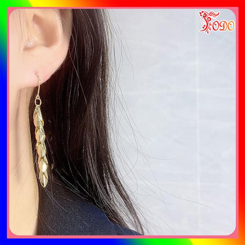 Bông tai kiểu thanh lịch Hàn Quốc S925 đi học sang chảnh trẻ trung đơn giản dễ thương FQ518  - [Thời Trang ToDo