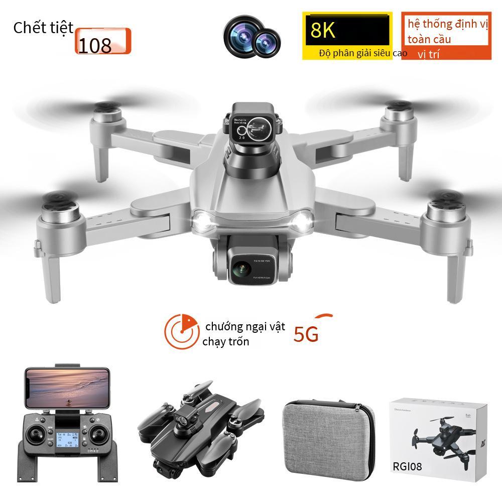 Giao hàng nhanh RG108 UAV 360° Tránh chướng ngại vật HD Camera kép Chụp ảnh trên không GPS không chổi than Công suất thấp trở lại Quadcopter