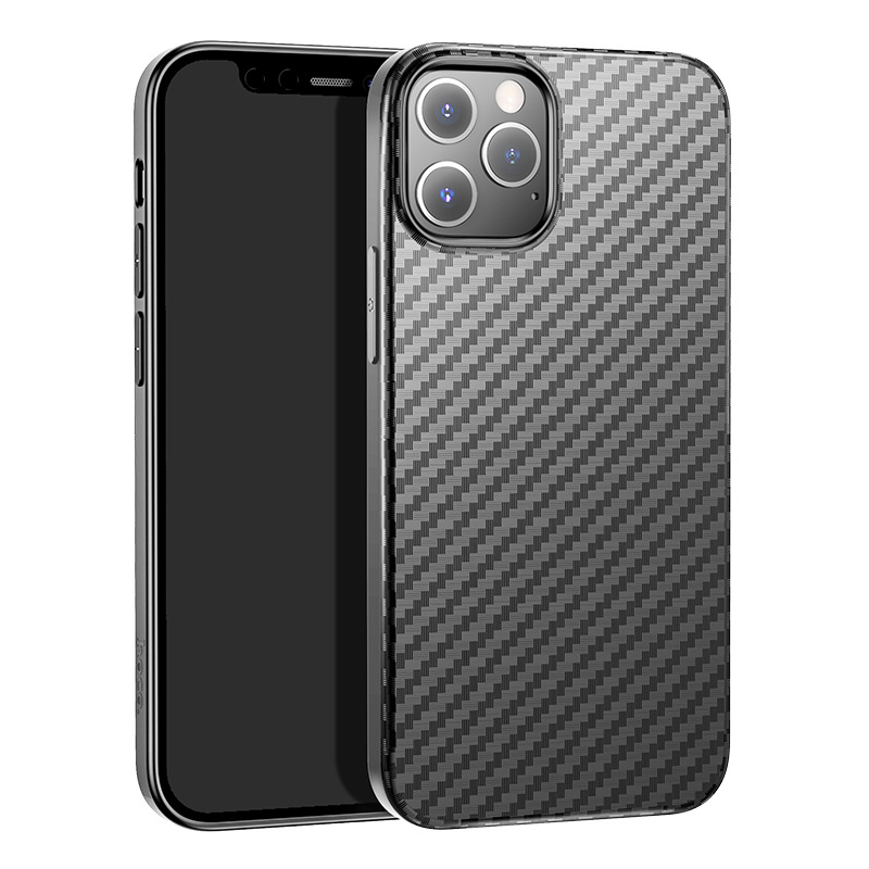 Ốp Lưng Hoco Vân Carbon Cho iPhone 12 mini / iPhone 12 / iPhone 12 Pro / iPhone 12 Promax_Hàng Nhập Khẩu