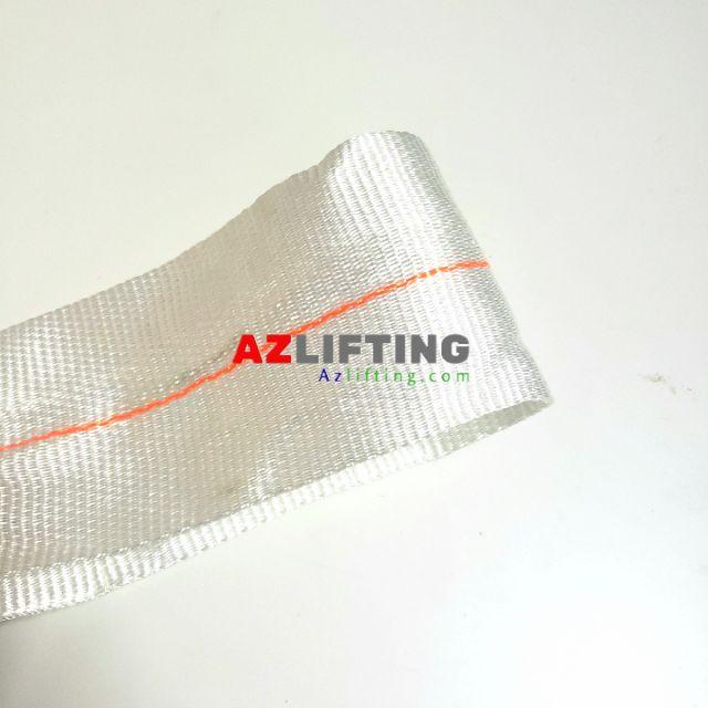 Dây đai vải bản 108mm polyester trắng