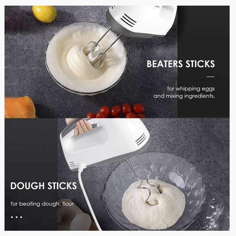 4 Tiết Kiệm Điện Cầm Tay 7 Tốc Độ Cầm Tay Máy Đánh Trứng Bếp Trứng Gậy Bột Móc